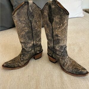 Circle G Brown Leather Boots